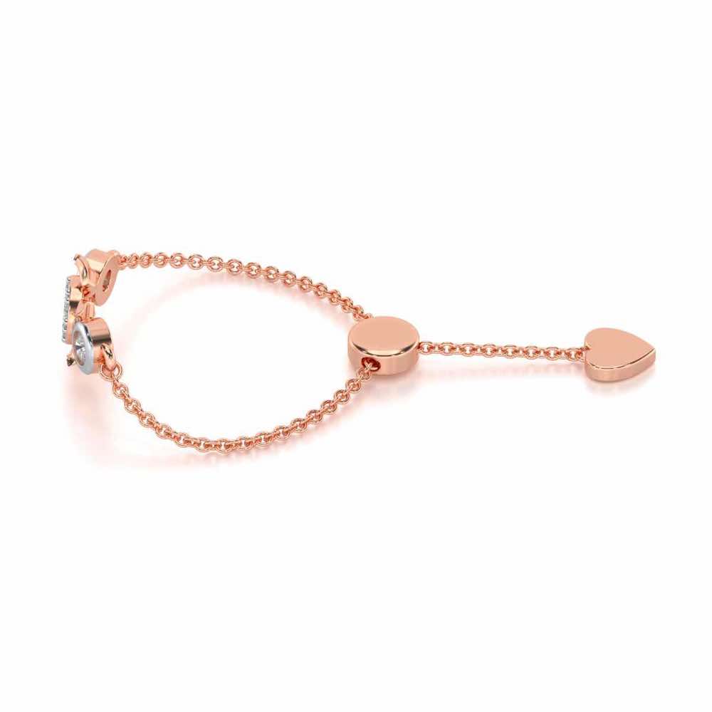 Starflies Adjustable Silver Ring - Rose Gold - Image 3