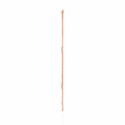 Starflies Silver Necklace - Rose Gold - Image 4