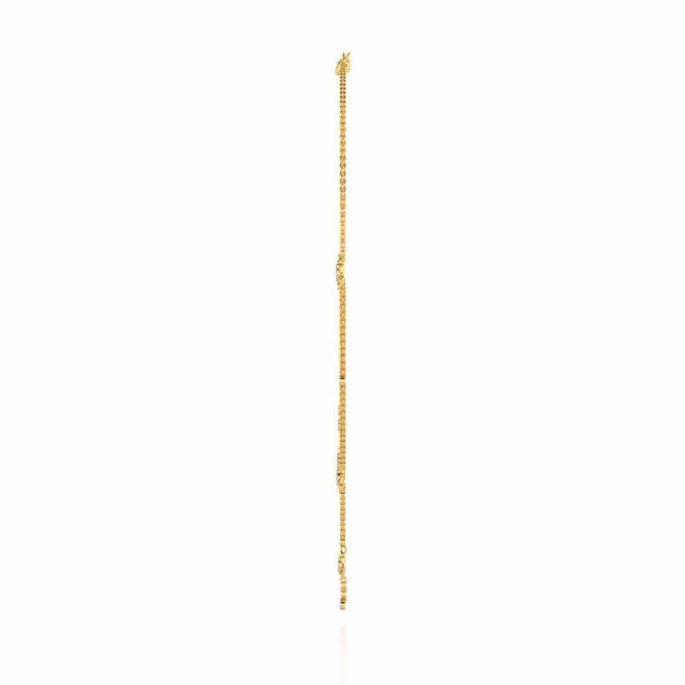 Starflies Silver Necklace - Yellow Gold - Image 4