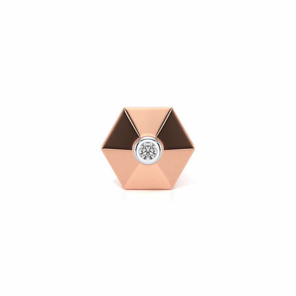 Stark Silver Watch Pin - Rose Gold - Image 2