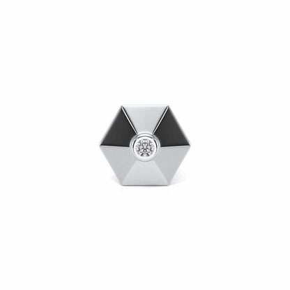 Stark Silver Watch Pin - White Gold - Image 2