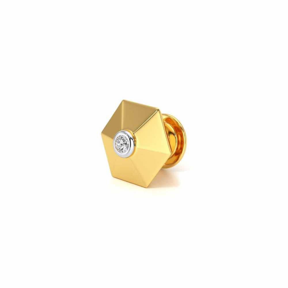 Stark Silver Watch Pin - Yellow Gold - Image 3