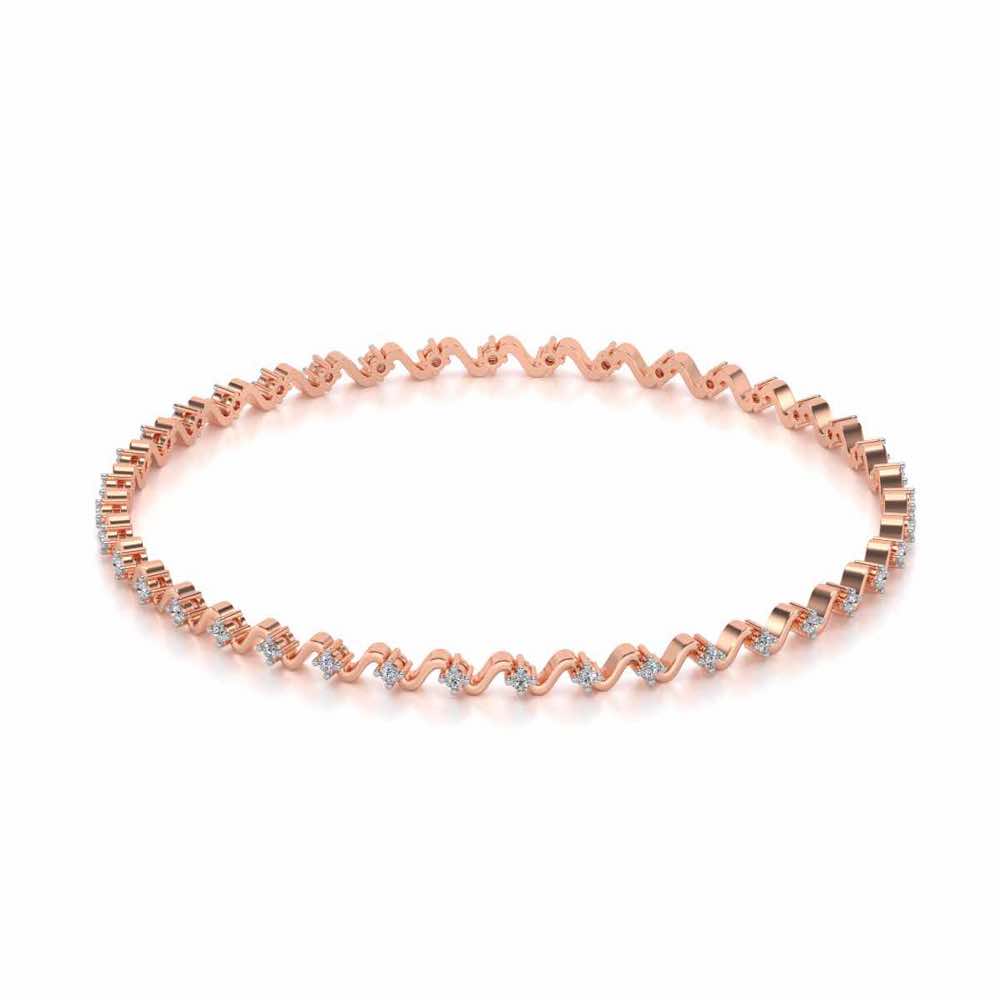 Starry Silver Bangles - Rose Gold - Image 2