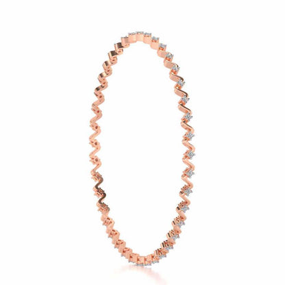 Starry Silver Bangles - Rose Gold - Image 3