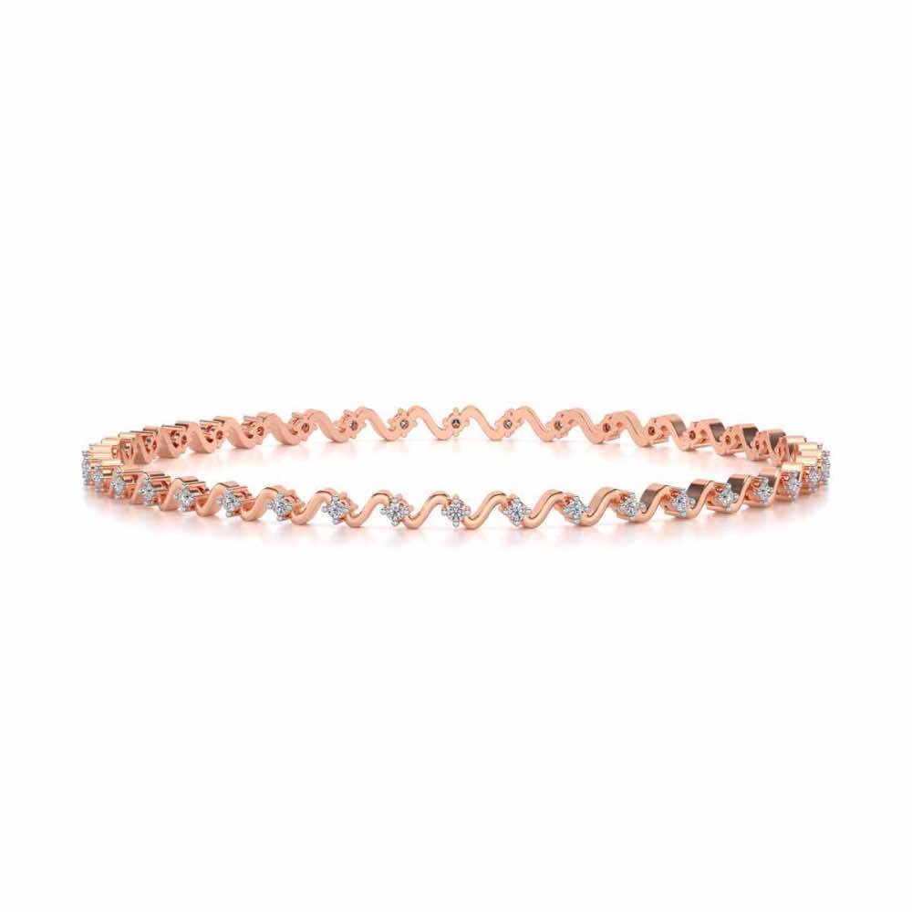 Starry Silver Bangles - Rose Gold - Image 4