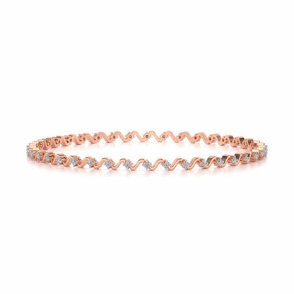 Starry Silver Bangles - Rose Gold - Image 4