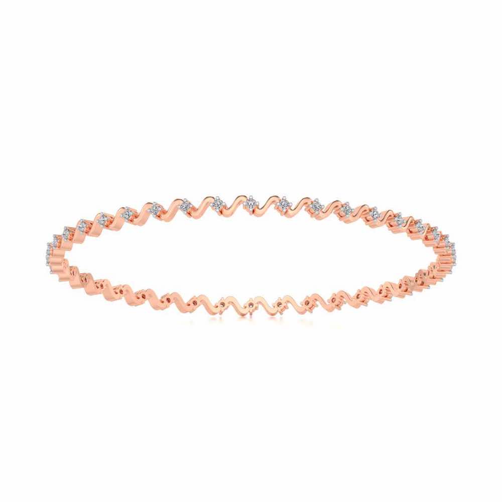 Starry Silver Bangles - Rose Gold - Image 5