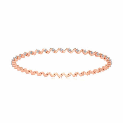 Starry Silver Bangles - Rose Gold - Image 5