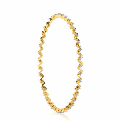 Starry Silver Bangles - Yellow Gold - Image 3
