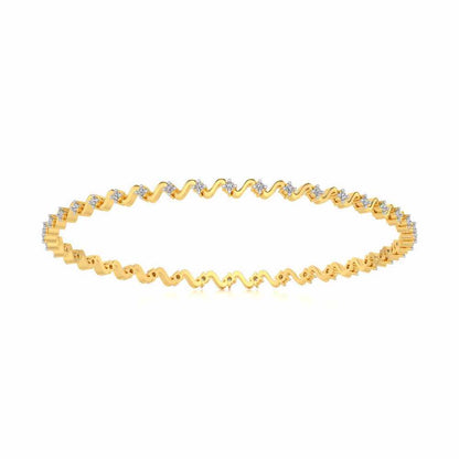 Starry Silver Bangles - Yellow Gold - Image 5