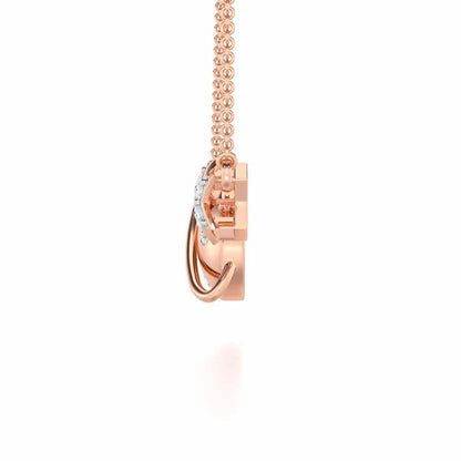 Starry Nights Silver Pendant - Rose Gold - Image 4