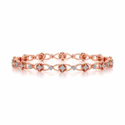 Storyteller Silver Bangles - Rose Gold - Image 4