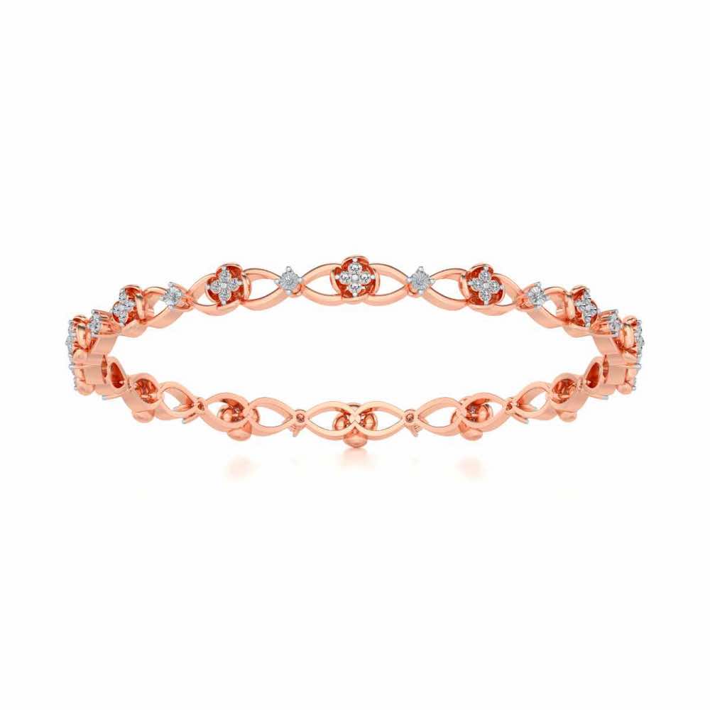 Storyteller Silver Bangles - Rose Gold - Image 5