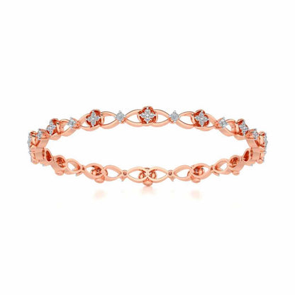 Storyteller Silver Bangles - Rose Gold - Image 5