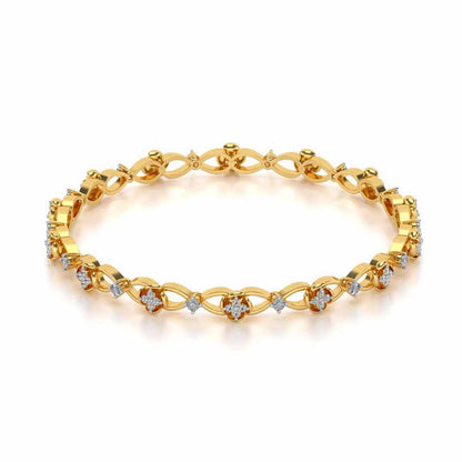 Storyteller Silver Bangles - Yellow Gold - Image 2