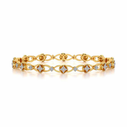 Storyteller Silver Bangles - Yellow Gold - Image 4