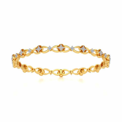 Storyteller Silver Bangles - Yellow Gold - Image 5