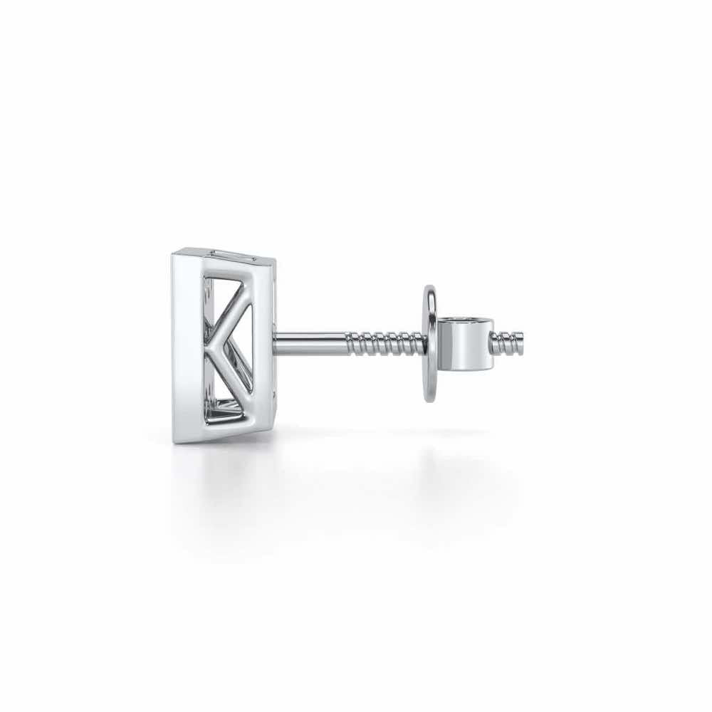Strapping Silver Men Stud - White Gold - Image 4