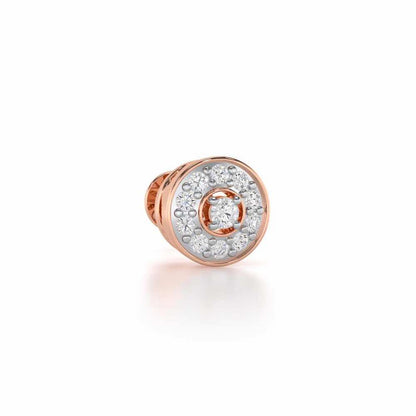 Striking Silver Men Stud - Rose Gold - Image 2