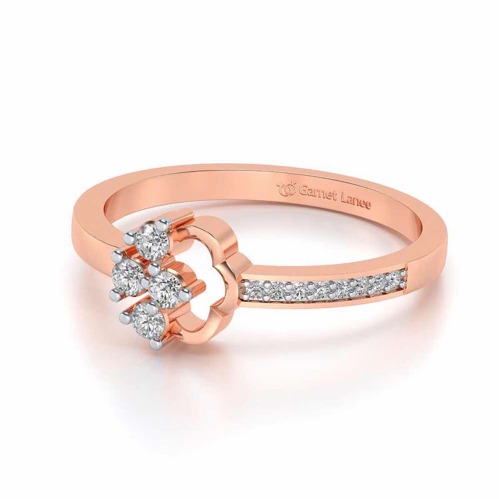 Stringzi Silver Ring - Rose Gold - Image 2