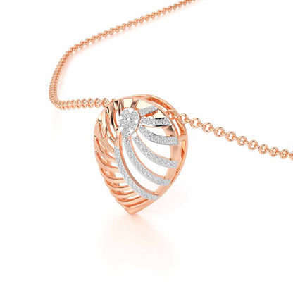 Suave Grace Silver Pendant - Rose Gold - Image 2