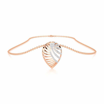 Suave Grace Silver Pendant - Rose Gold - Image 3