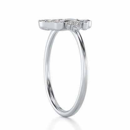 Suave Leo Silver Ring - White Gold - Image 3
