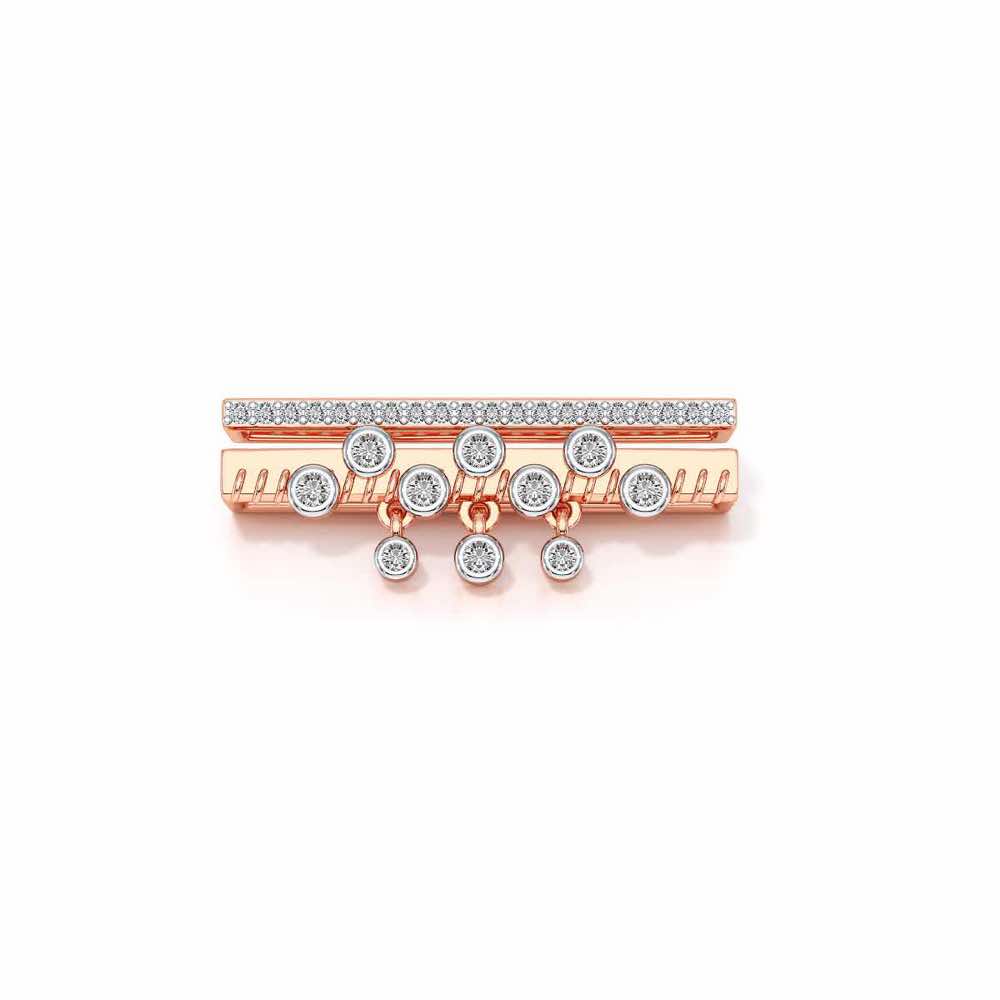 Suave Shade Silver Watch Band - Rose Gold - Image 2