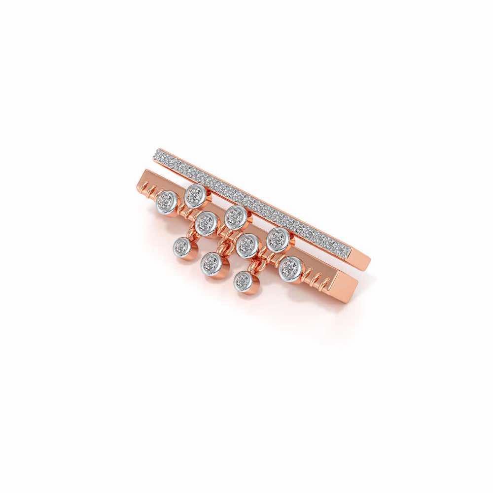 Suave Shade Silver Watch Band - Rose Gold - Image 3