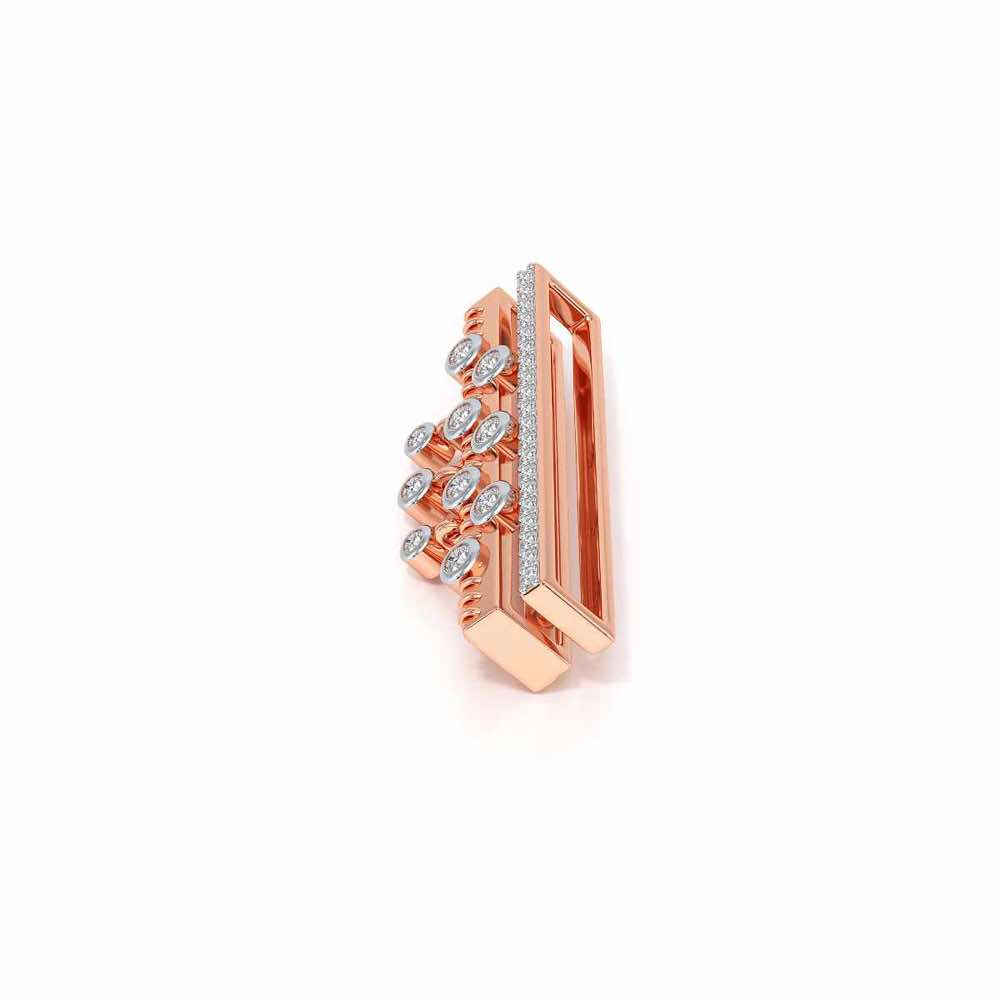 Suave Shade Silver Watch Band - Rose Gold - Image 4