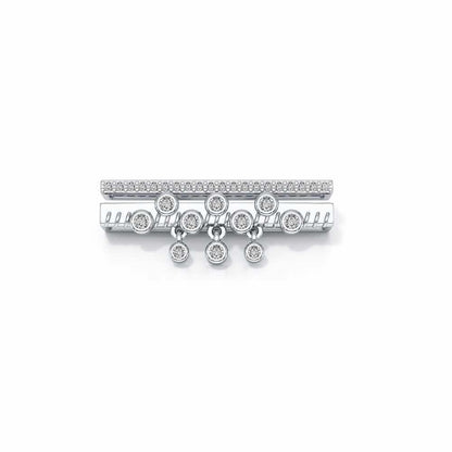 Suave Shade Silver Watch Band - White Gold - Image 2