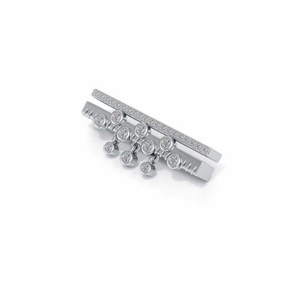 Suave Shade Silver Watch Band - White Gold - Image 3