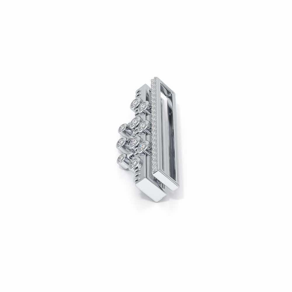 Suave Shade Silver Watch Band - White Gold - Image 4