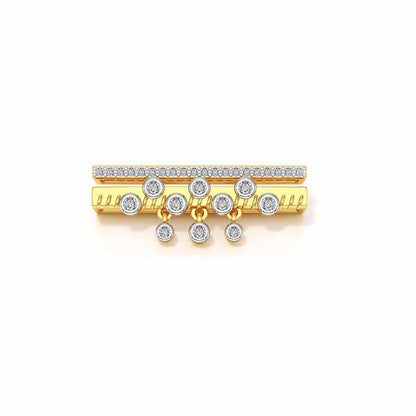 Suave Shade Silver Watch Band - Yellow Gold - Image 2