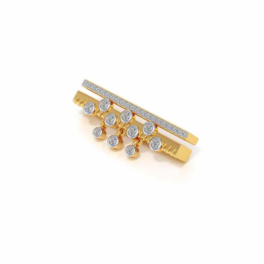 Suave Shade Silver Watch Band - Yellow Gold - Image 3