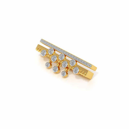 Suave Shade Silver Watch Band - Yellow Gold - Image 3