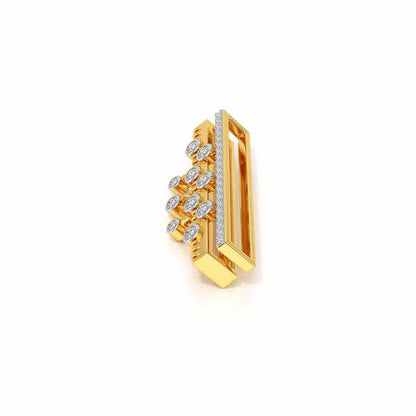 Suave Shade Silver Watch Band - Yellow Gold - Image 4