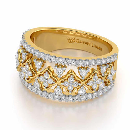 Suave Spark Silver Ring - Yellow Gold - Image 2