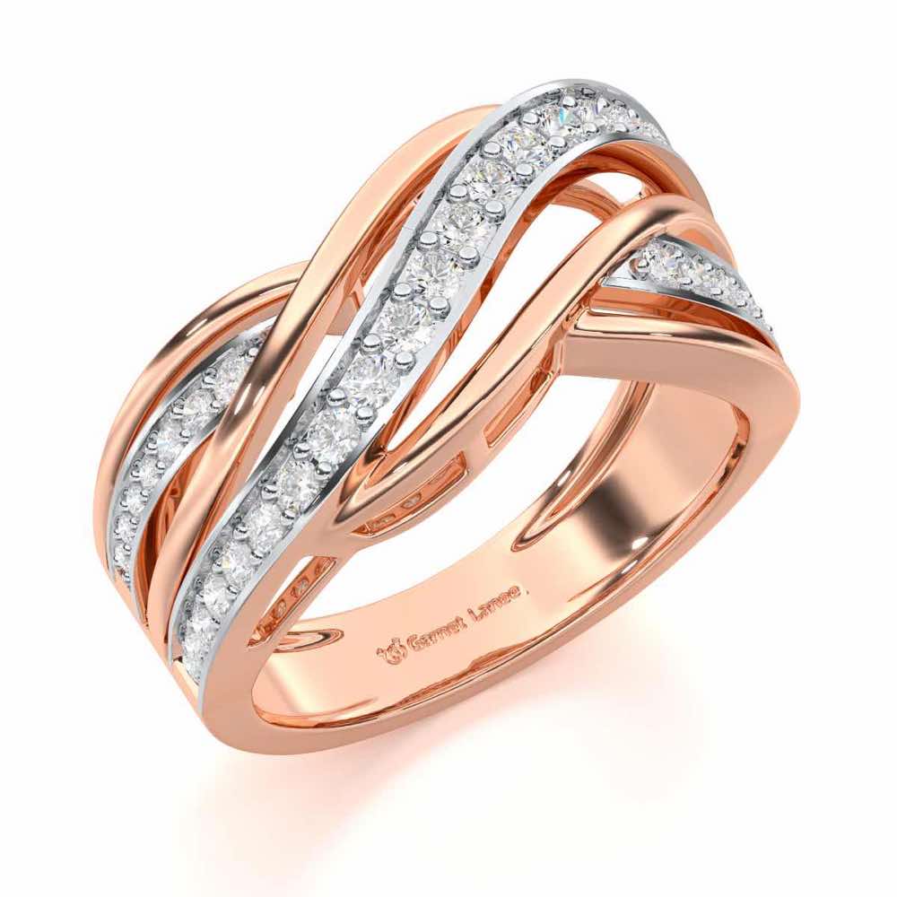 Suave Spell Silver Ring - Rose Gold - Image 1