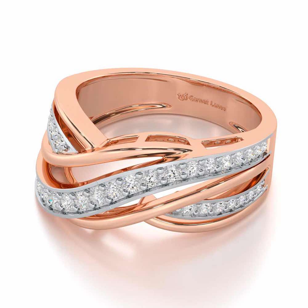 Suave Spell Silver Ring - Rose Gold - Image 2