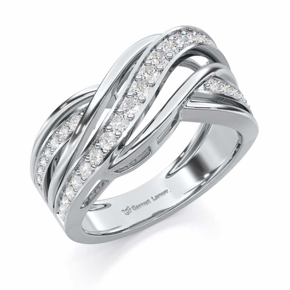 Suave Spell Silver Ring - White Gold - Image 1