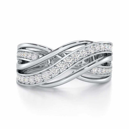 Suave Spell Silver Ring - White Gold - Image 4