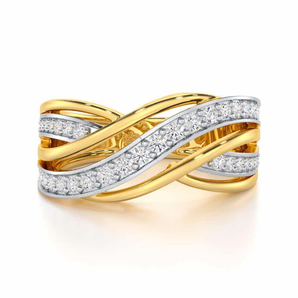 Suave Spell Silver Ring - Yellow Gold - Image 4