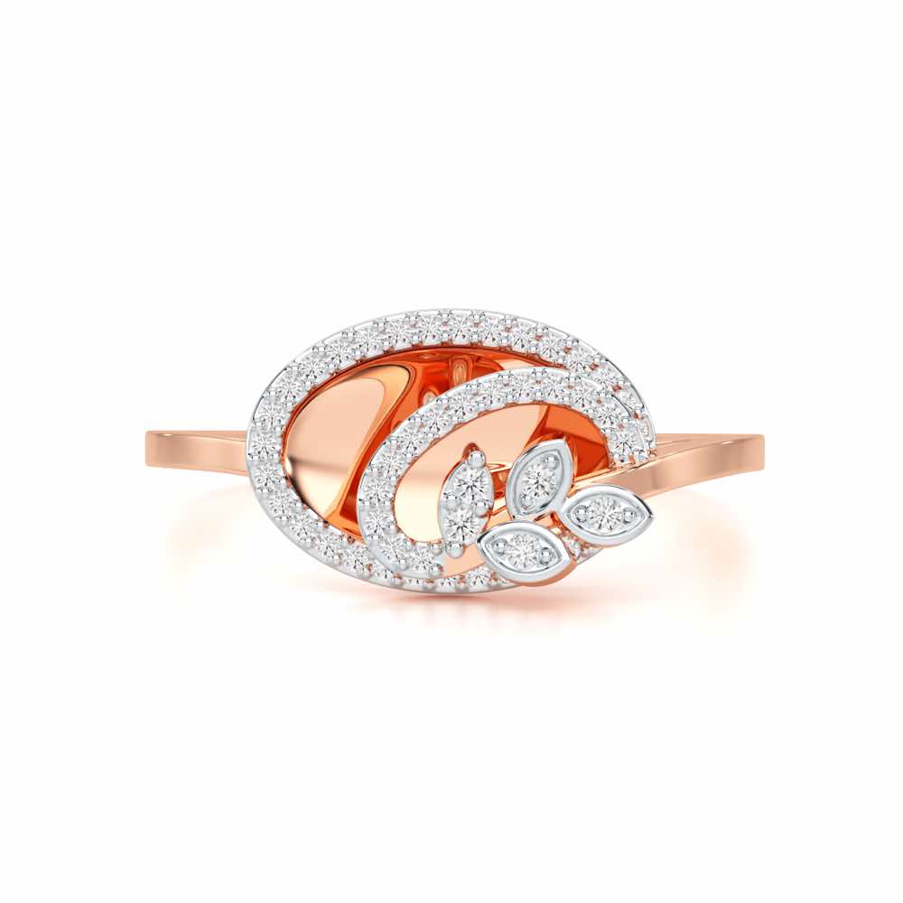 Sublime Growth Silver Ring - Rose Gold - Image 4