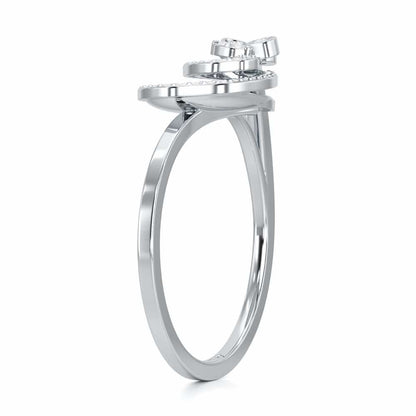 Sublime Growth Silver Ring - White Gold - Image 3