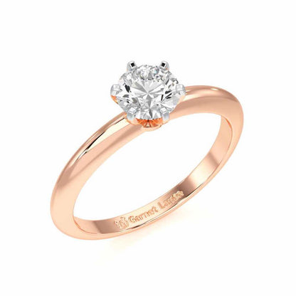 Sublime Lullaby Solitaire Ring - Rose Gold - Image 1