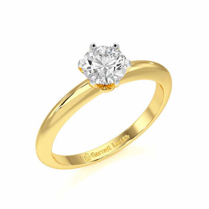 Sublime Lullaby Solitaire Ring - Yellow Gold - Image 1