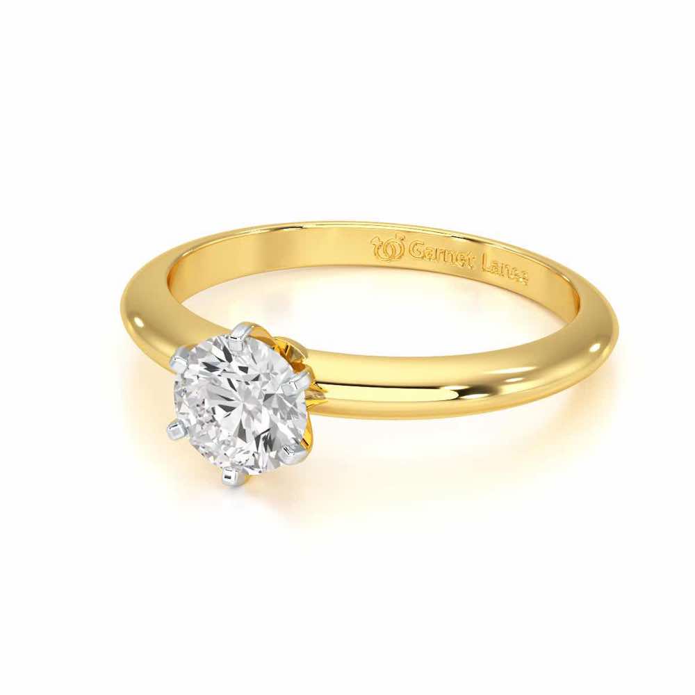 Sublime Lullaby Solitaire Ring - Yellow Gold - Image 2