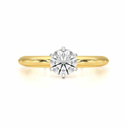 Sublime Lullaby Solitaire Ring - Yellow Gold - Image 4