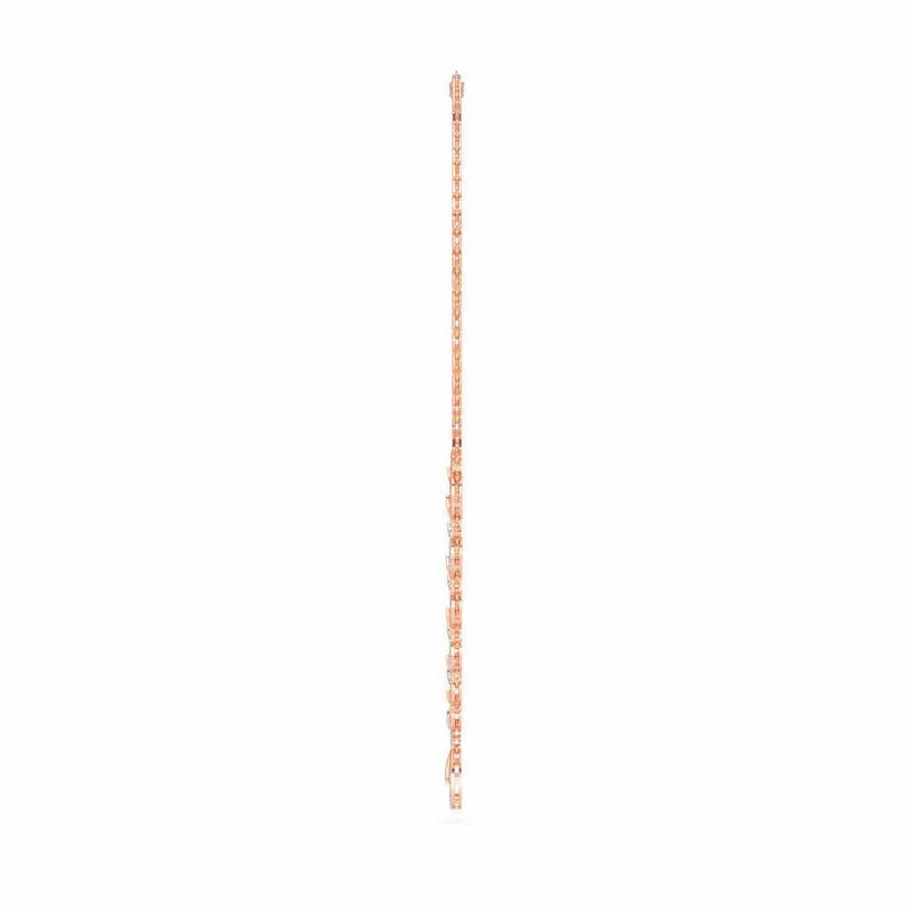 Sublime Spark Silver Necklace - Rose Gold - Image 4